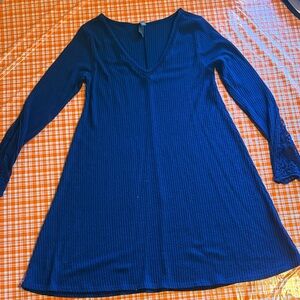 Alya Royal Blue Asymmetrical Dress size M